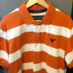 American Eagle polo shirt.